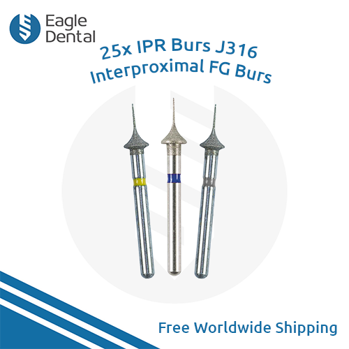 25x IPR Burs Interproximal Reduction Burs 0.3/0.4/0.5 IPR Eagle