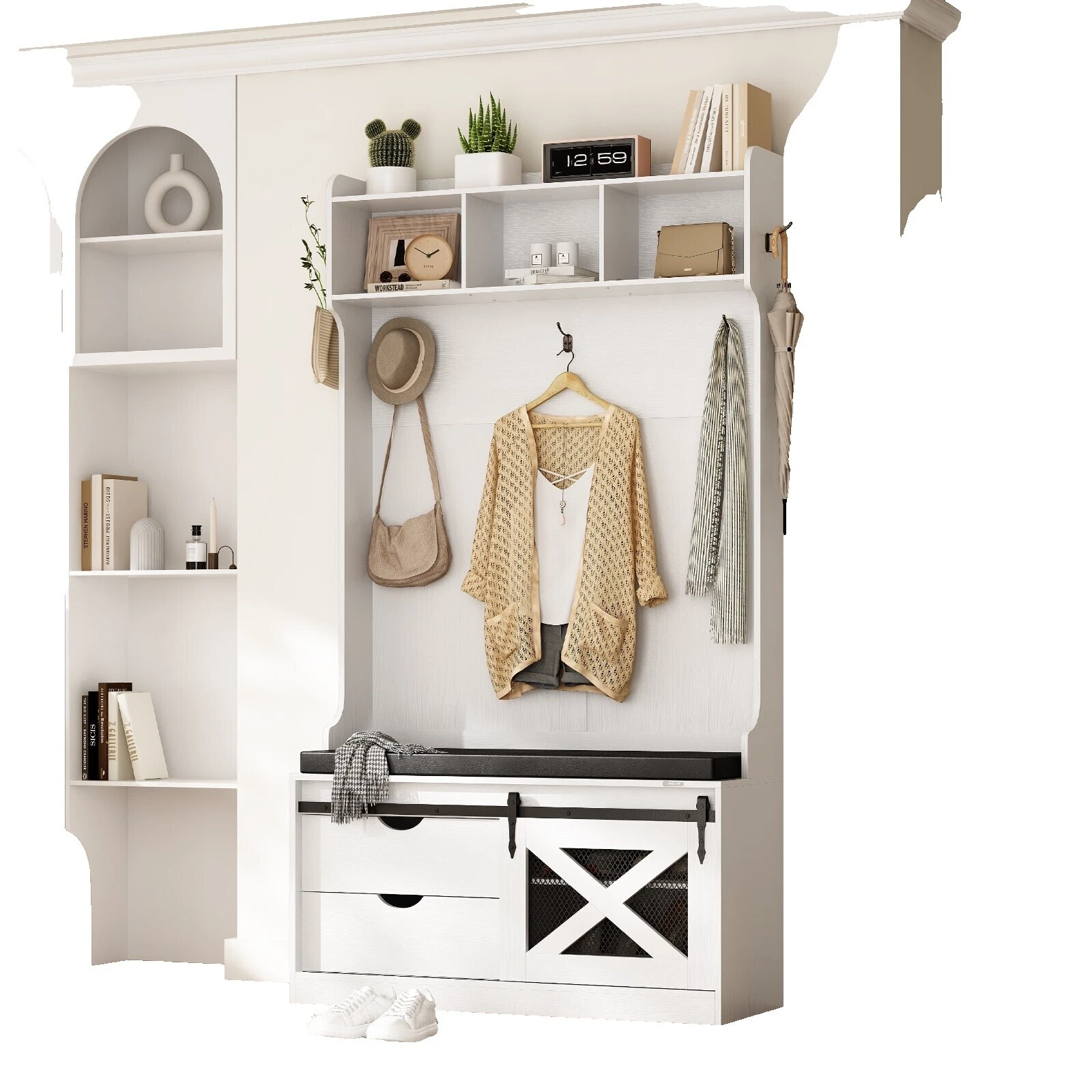 Metal Contemporary Hats & Coat Racks