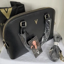 Vanessa Williams Travel Cross Body Bag Black New
