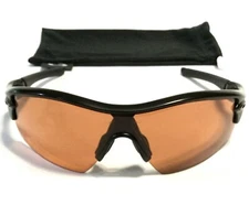 OAKLEY RADAR SUNGLASSES Matte Black Frames w/ Gunmetal Icons VR28 Trail Lens A21