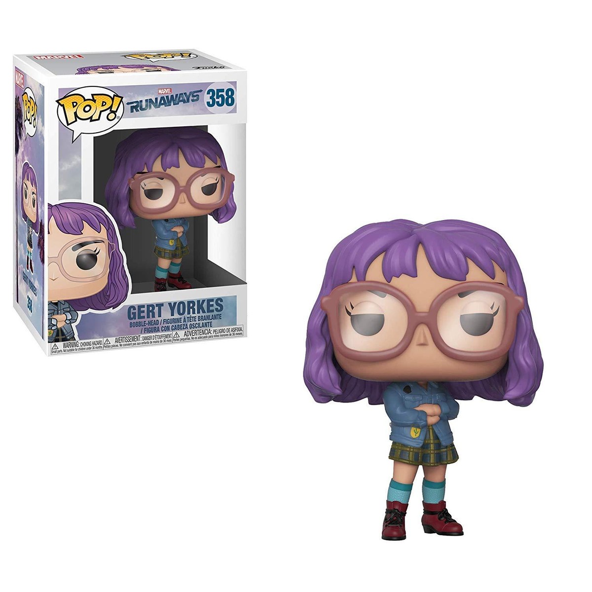 特撮 Pop Marvel Runaways Gert Yorkes Vinyl Figure mxn26g8 Pop! Marvel: Marvel's Runaways Gert Yorkes #358 Vinyl Figure