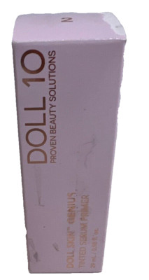 Doll 10 Skin Genius Tinted Serum Primer # 2 Full Size 0.98 oz./29 mL ~ New