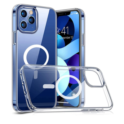 Coque Magsafe Mince En Fibre De Carbone Pour IPhone X à 14 - Aimants Intégrés