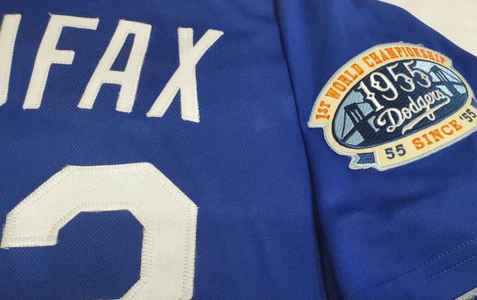 AUTÉNTICO 50 2XL, LOS ANGELES DODGERS, SANDY KOUFAX Cool Base Jersey Foto 3 de 4