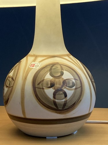 Lampada da tavolo Midcentury di Søholm ceramica Bornholm Danimarca funzionante #58 - Foto 5 di 7