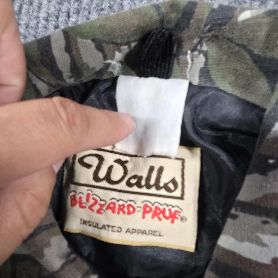 Vintage Walls Blizzard-Pruf Coveralls Youth L XL Camo Realtree Insulate Hunt USA - Image 4 of 4