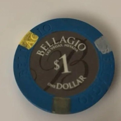 Las Vegas Bellagio Poker Chips Used Collectible Casino Merchandise