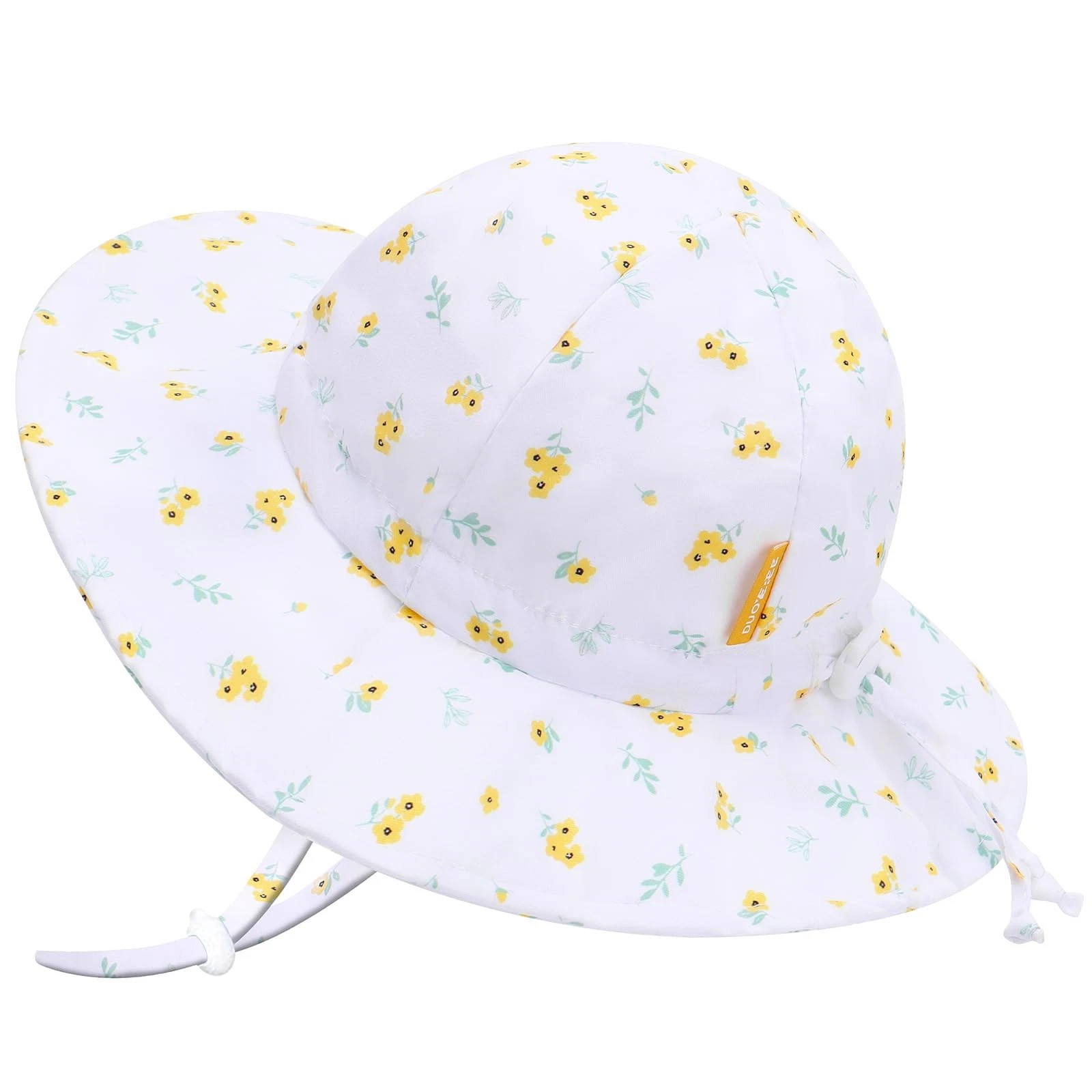 UPF 50+ Baby Bucket Hat Wide Brim Sun Protection Beach Cap Girls Adjustable