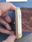 VTG. Pulsar Quartz Digital Desk Travel Alarm Clock Gold Tone 7316-A12B Untested — photo 7