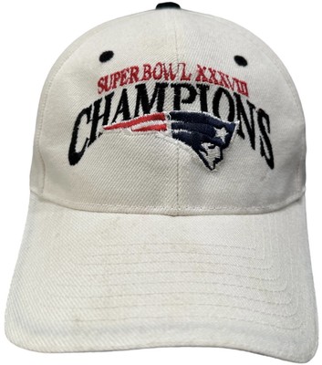 Vintage New England Patriots Hat Cap Football Team Champions