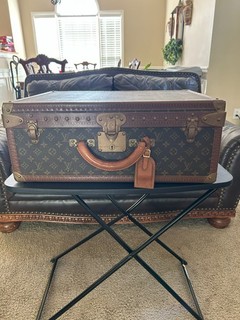 Vintage Louis Vuitton Monogram Hardcase Travel Trunk Made in France Authentic