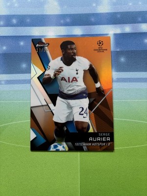 2018-19 Topps Finest UCL Serge Aurier Orange /25 Tottenham Hotspur