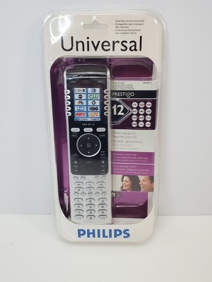 New Philips Universal TV Remote Control SRU8112  Easy Setup, Big Buttons 