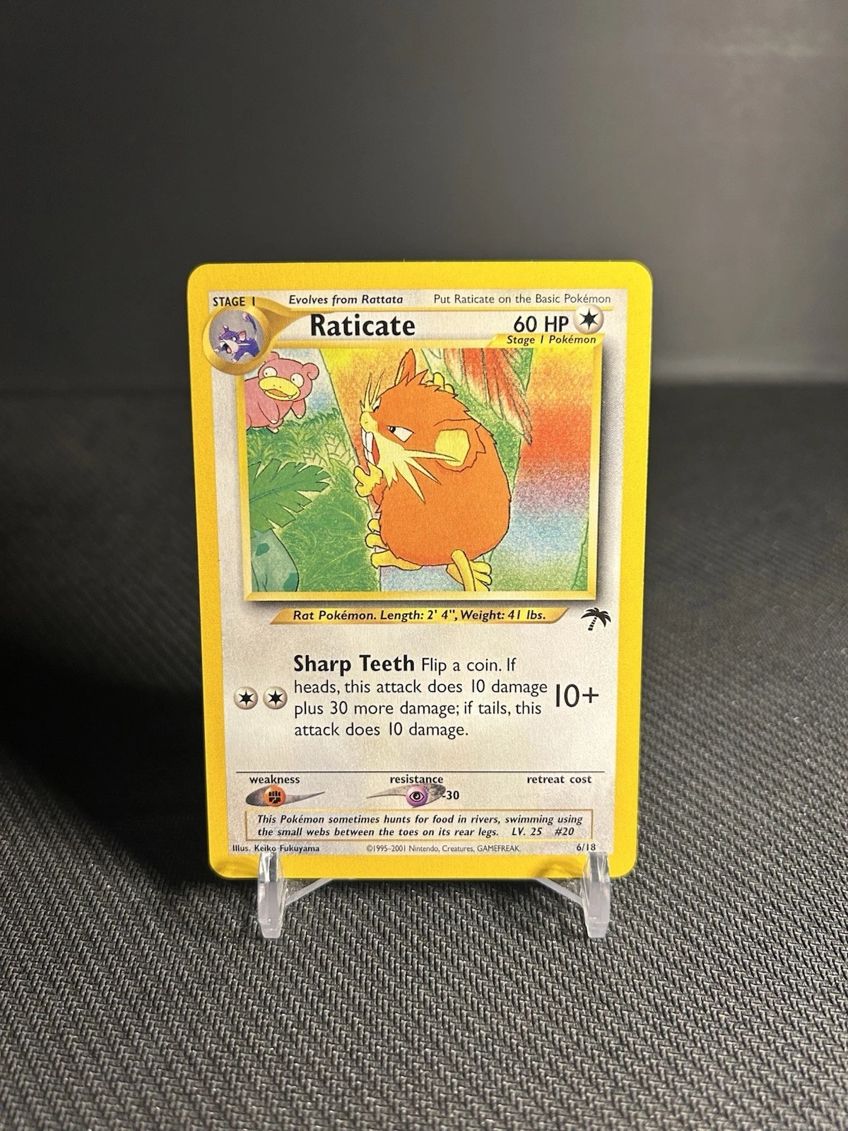 Pokémon TCG Raticate 6/18 Southern Islands Promo NM