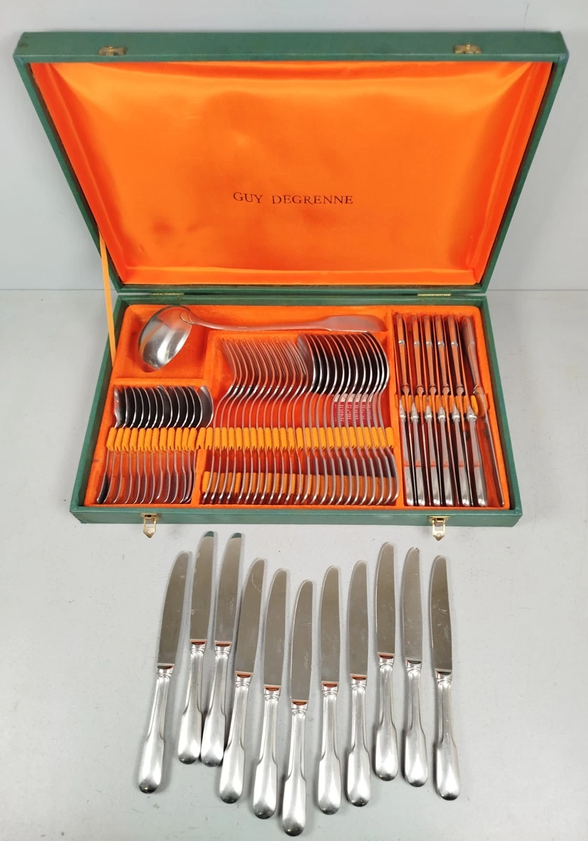 Coffret couverts 24 PIÈCES STARCK L'E Acier miroir Guy Degrenne