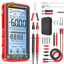 Digital Multimeter, TRMS 6000 Count, Smart, NCV Rechargeable Tester