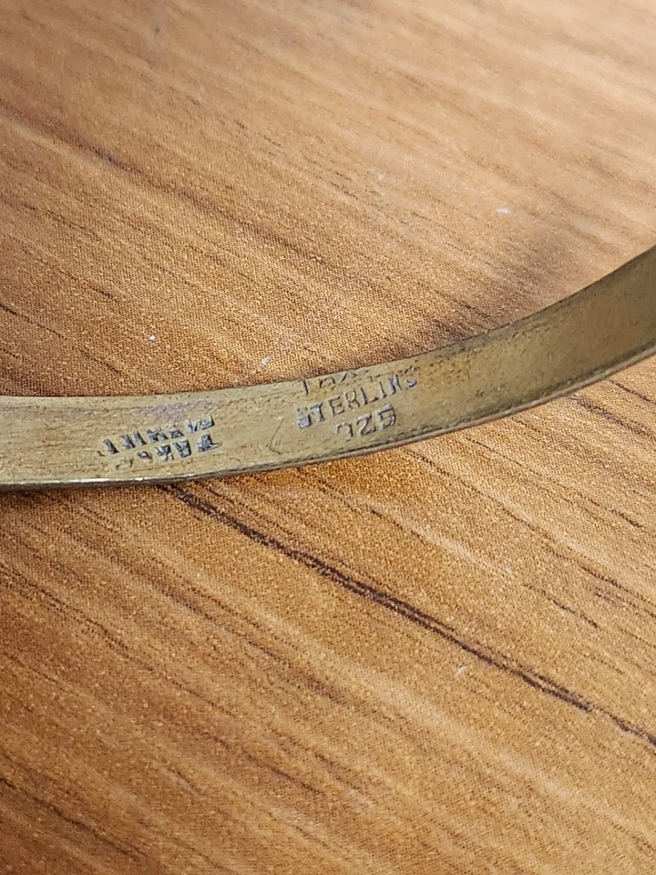 Lot Of 3 Vintage 925 Sterling Silver Vintage Mexico Bangle Bracelets - Image 4 of 4