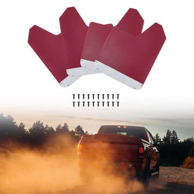 4x Generic Mud Flaps Set Dirty Fenders Wear Resistant Easy to Use Sturdy