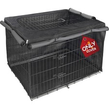 Dog Crate Cover for 48 Inches Wire Cage, Heavy-Duty Lattice Pet Kennel Enclos...