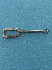 Antique Shoe Button Hook Tool  Ornate 3.5 in