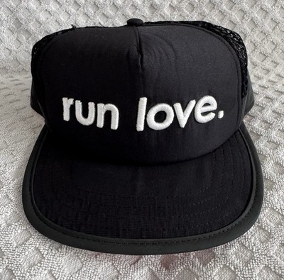 Ciele Athletics TRLCap Run Love Black Reflective Mesh Trucker Running Hat Unisex