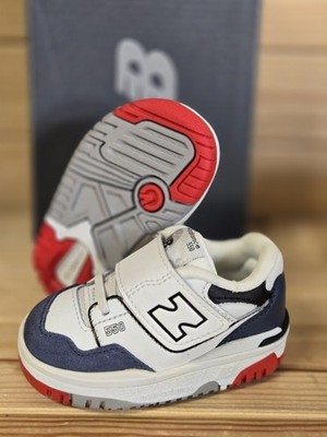 New Balance 550 Bungee Lace With Top Strap IHB550CN Infant Size 4