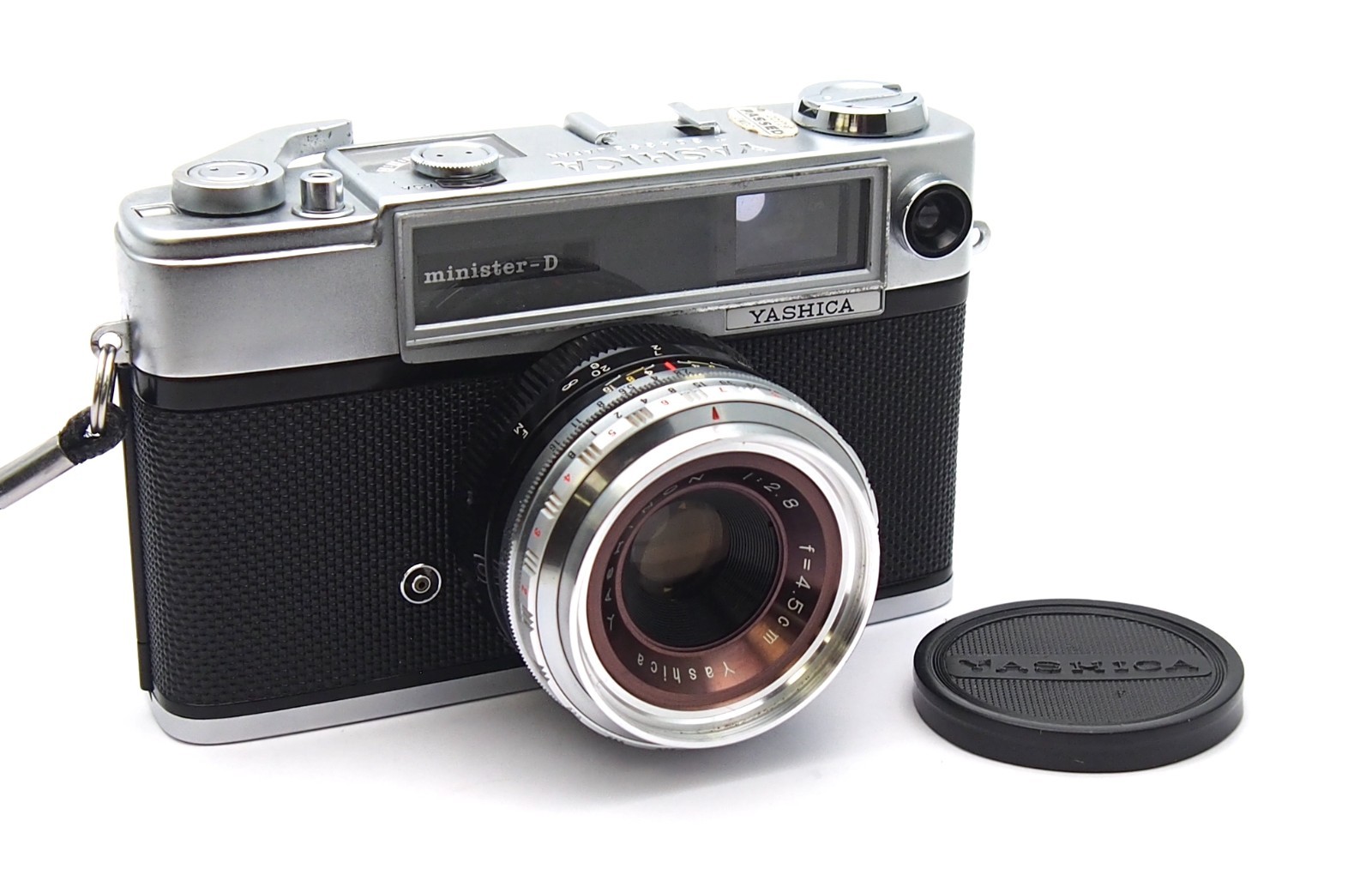 Yashica Minister-D 35mm Rangefinder Camera w/ 4.5cm F2.8 Lens (Read) - UK Dealer