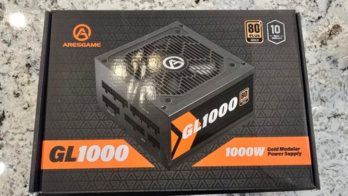Aresgame GL1000 1000W Power Supply 80 Plus Gold PSU