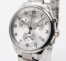 TISSOT T116.617.11.037.00 Chrono XL Classic Quartz Silver Dial Men's Watch 45mm