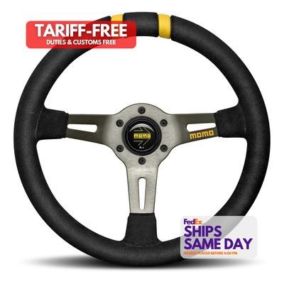 Momo Automotive R1907/33S, One Mod Drift Steering Wheel Black Suede Performance