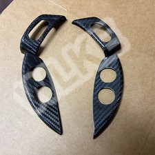 Dry Carbon Fiber Steering Wheel Button Cover for Maserati Quattroporte M139 S GT