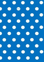 Notizbuch A4 Ocean Blue Punkte, 80 Blatt, Gebunden, Schreibheft, Notizblock