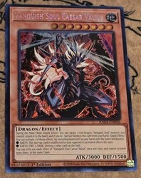 Vanquish Soul Caesar Valius (Secret Rare) RA04-EN046 Quarter Century Stampede