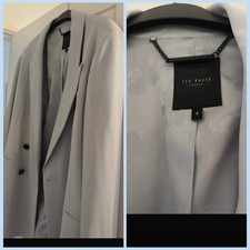 Ted Baker baby Blue Ladies Jacket Size 5/14