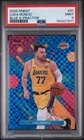 2025 TOPPS FINEST BLUE X-FRACTOR #81 LUKA DONCIC 26/99 PSA 9