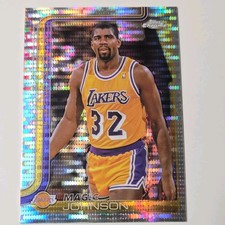 Topps 2025-26 Chrome oh Pulsar refractor insert Magic Johnson #244 Lakers NBA 