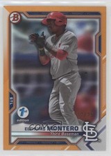 2021 Bowman 1st Edition Orange Foil 12/25 Elehuris Montero #BFE-116 0d9j