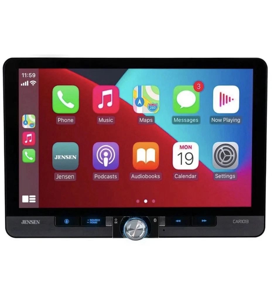Jensen CAR1013 10.1" Touchscreen with Bluetooth, Apple CarPlay and Android Auto - Image 4 of 4