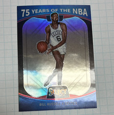 Panini 2021-22 Select Bill Russell Boston Celtics 75 Years Prizm #65 NBA