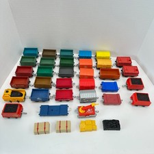 Lot of 36 Thomas The Train Trackmaster Freight Cars Tenders Trailers Boxcars