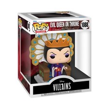 Funko Pop! Deluxe: Disney Villains - Evil Queen On Throne- Figura de Vinilo Cole