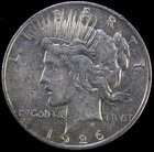 1926-D Peace Dollar 90% Silver  CIRCULATED #P15