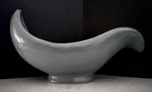 Vintage Mid-Century Red Wing Pottery Console Vase Planter No. 1582 Gray NICE!