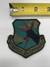 U.S. Military USAF Strategic Air Command Patch Insignia Cut Edge Subdued Sew On