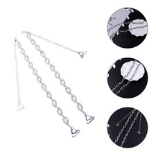 Metal Rhinestone Shoulder Strap Miss Bride Bling Straps for Dress