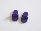 PLAYMOBIL (0520) FEET - Pair of Vintage Adult Purple Sandal Slippers
