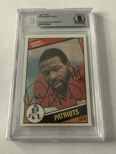 1984 Topps #143 Andre Tippett Signed Rookie Card Autograph W/HOF RC Auto BGS BAS. rookie card picture