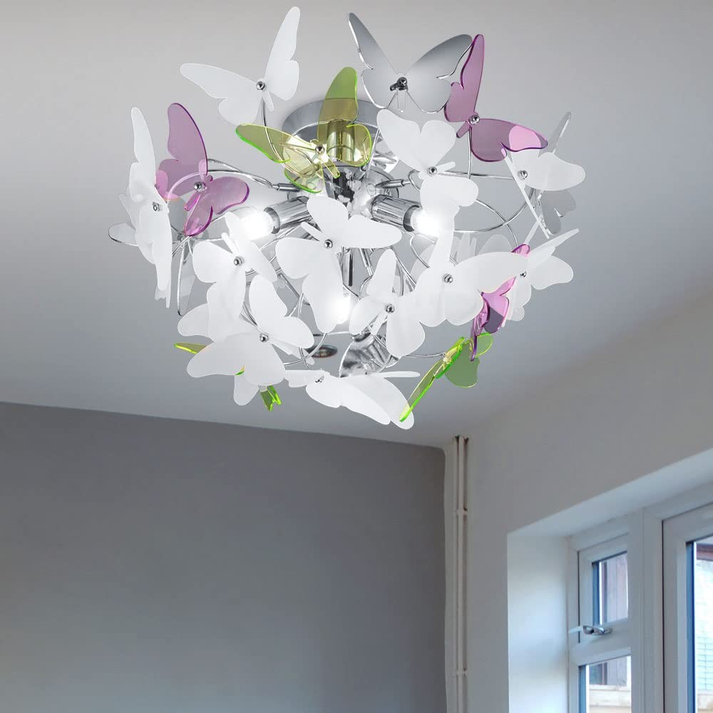 Plafonnier papillon compact solution gain de place pour petits plafonds bas - 4