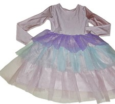 H&M Festkleid Tanzkleid bauschiger Tüll Stufenrock 2lagig Gr.122 128 wie Neu