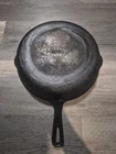 Vintage Well Used Cast Iron Skillet Griswold No.9 Small Logo Can't See Model No.
